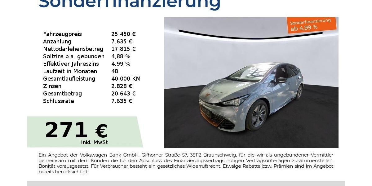 Cupra Born 22.750 km 25.000 &euro; Nürnberg 90441