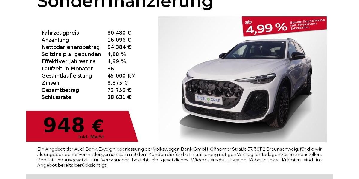Audi Q5 4.900 km 78.980 &euro; Fürth 90763