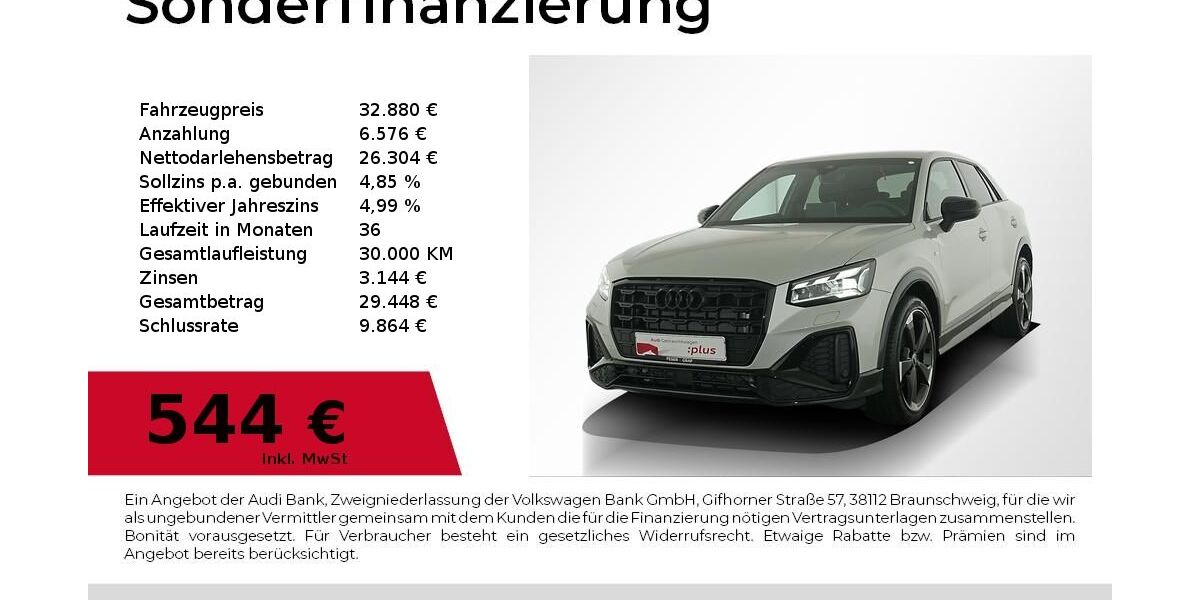 Audi Q2 11.529 km 32.880 &euro; Nürnberg 90441