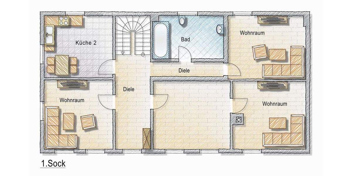 Mehrfamilienhaus, Wohnhaus Heroldsbach Poppendorf - 8 Zimmer, 208 m&sup2;, 2.300&euro; | Angebot:25339642