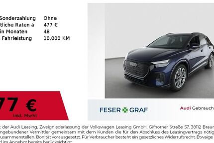 Audi Q4 e-tron 6.086 km 51.810 € Nürnberg 90411