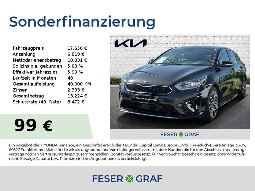 Kia pro ceed / ProCeed 98.882 km 17.550 € Roth 91154