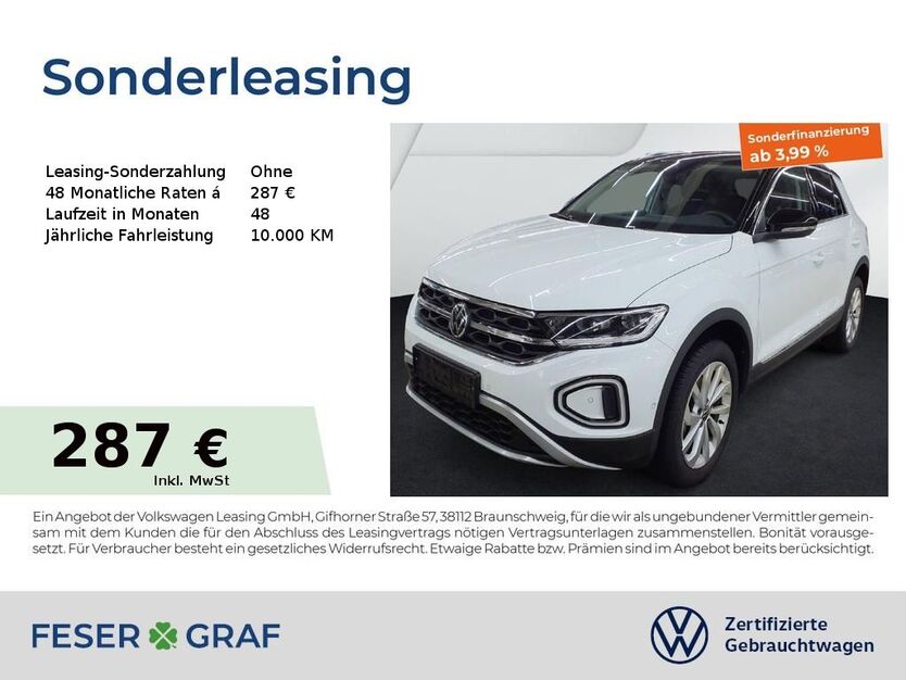 VW T-Roc 29.366 km 26.450 € Nürnberg 90411