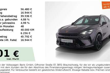 Cupra Formentor 9.990 km 56.480 &euro; Nürnberg 90441