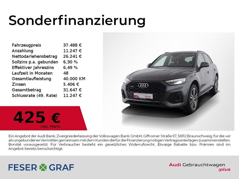 Audi Q5 130.000 km 37.488 € Nürnberg 90411