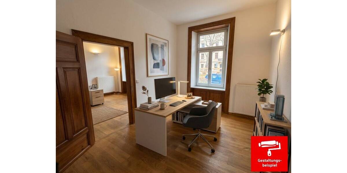 Etagenwohnung Fürth Innenstadt - 3 Zimmer, 82 m&sup2;, 348.000&euro; | Angebot:26627707
