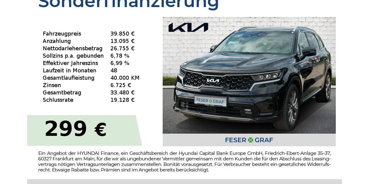 Kia Sorento 31.822 km 38.450 &euro; Roth 91154
