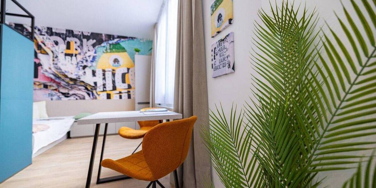 Etagenwohnung Nürnberg Tafelhof - 2 Zimmer, 51 m&sup2;, 1.077&euro; | Angebot:26909026