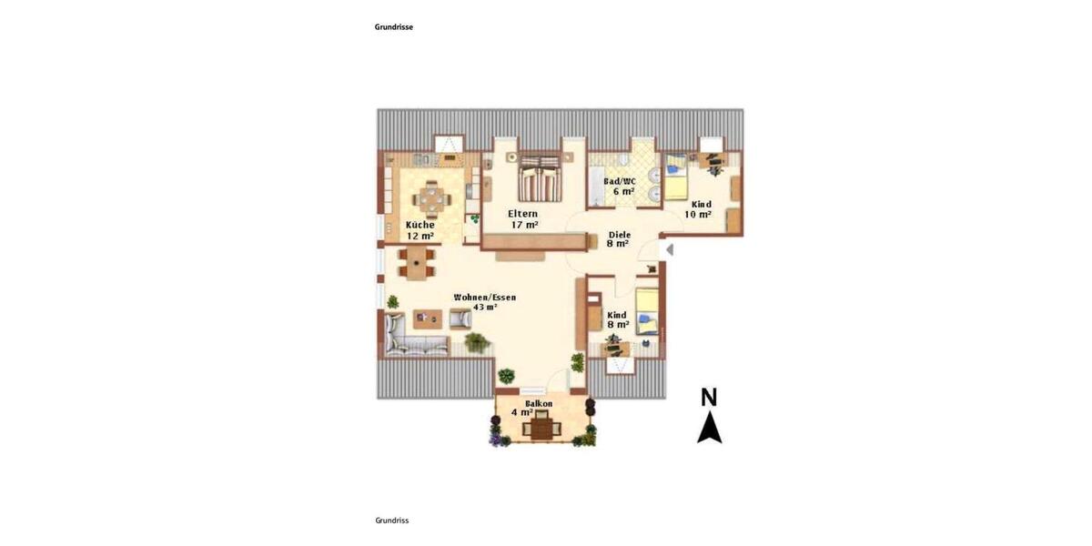 Dachgeschoßwohnung Herzogenaurach - 4 Zimmer, 108 m&sup2;, 395.000&euro; | Angebot:23759237
