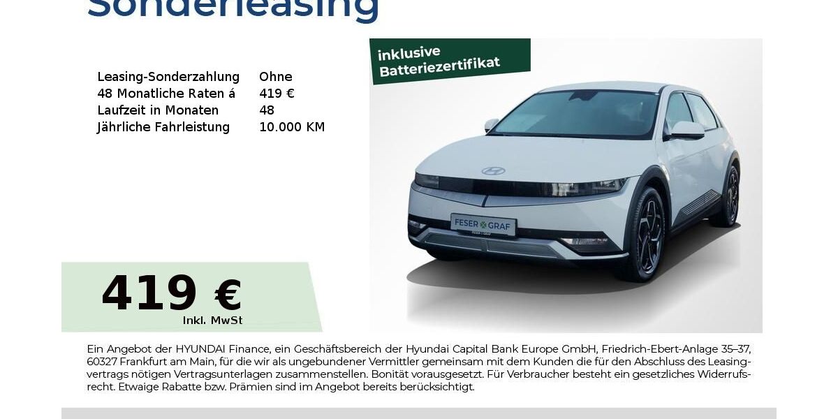 Hyundai IONIQ 5 8.085 km 30.950 &euro; Fürth 90763