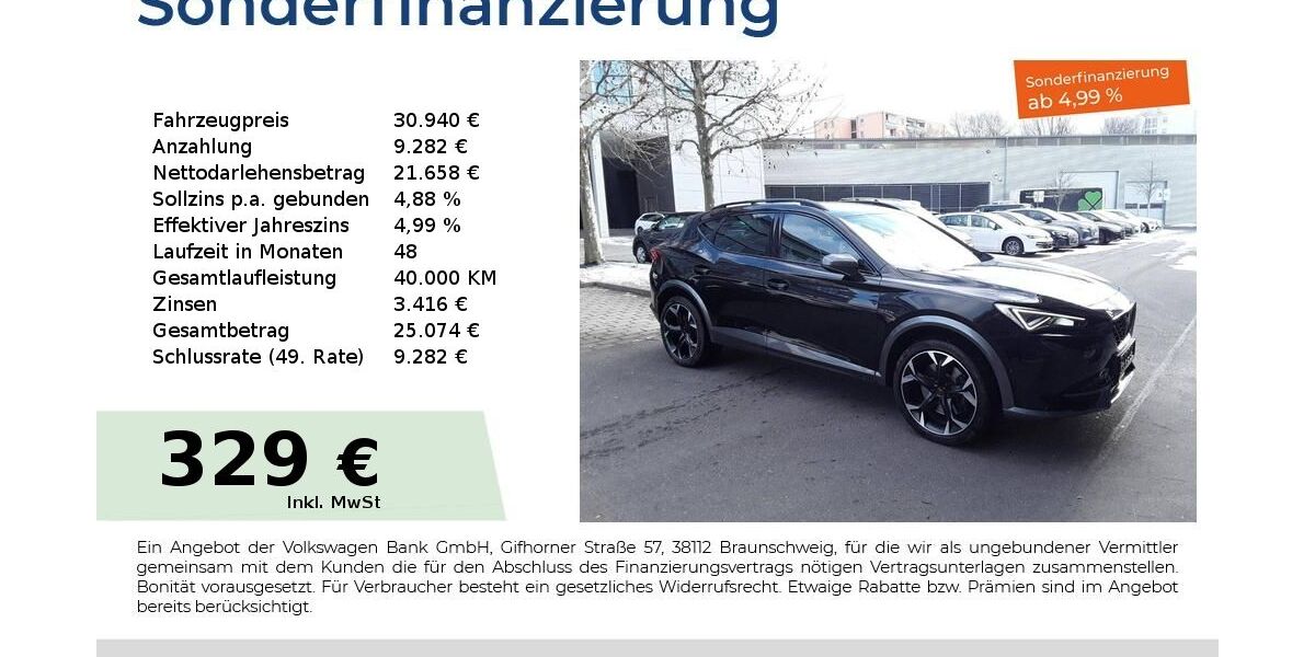 Cupra Formentor 23.950 km 30.940 &euro; Nürnberg 90441