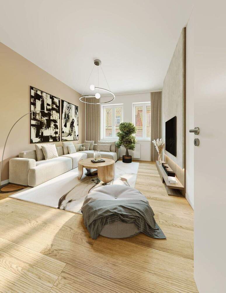 Nordstadt & mit Balkon! Freie und helle 3,5-Zimmer-Wohnung im 3.OG, neue Böden & Bad! Ruhige und zentrale Lage