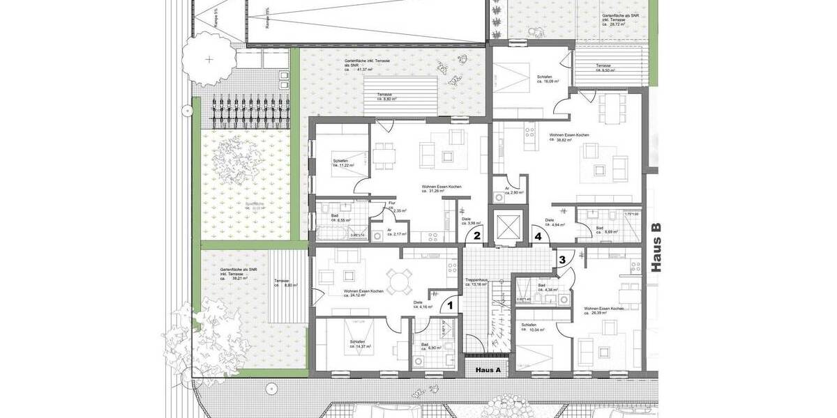 Etagenwohnung Fürth Südstadt - 3 Zimmer, 72 m&sup2;, 499.000&euro; | Angebot:26243943