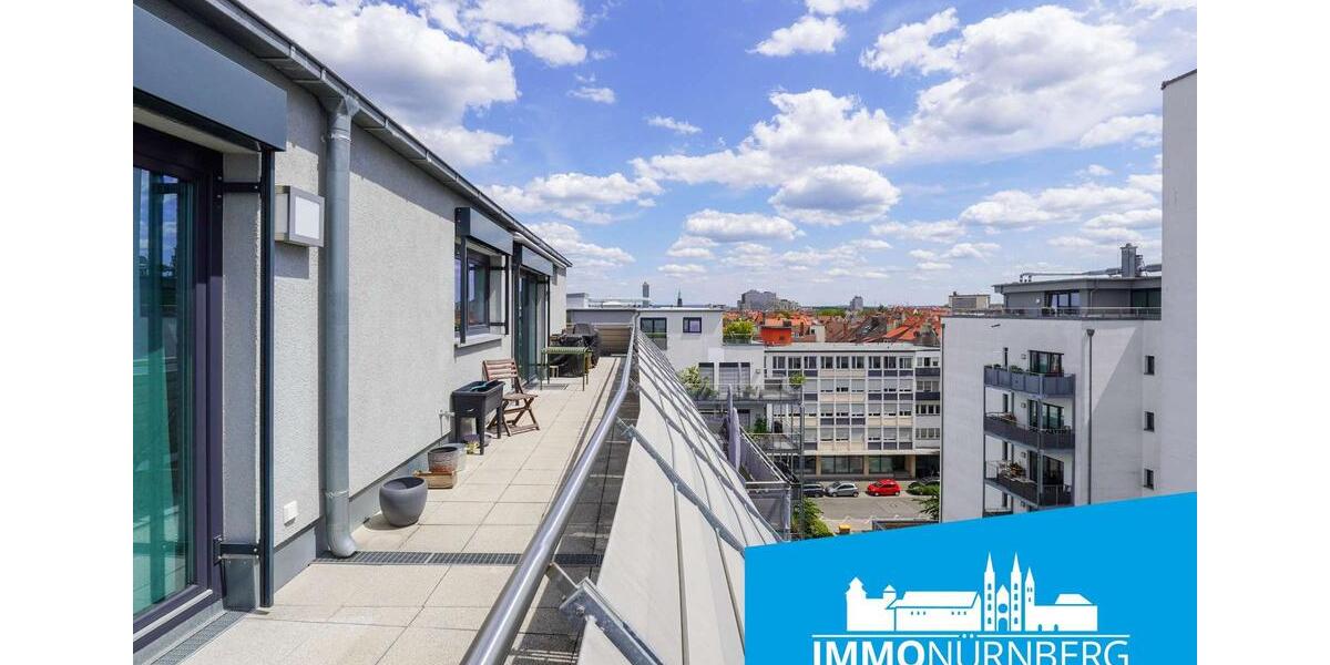 10 Min. ins Zentrum: Modernes Penthouse mit 65 m² Dachterrasse 4 zimmer