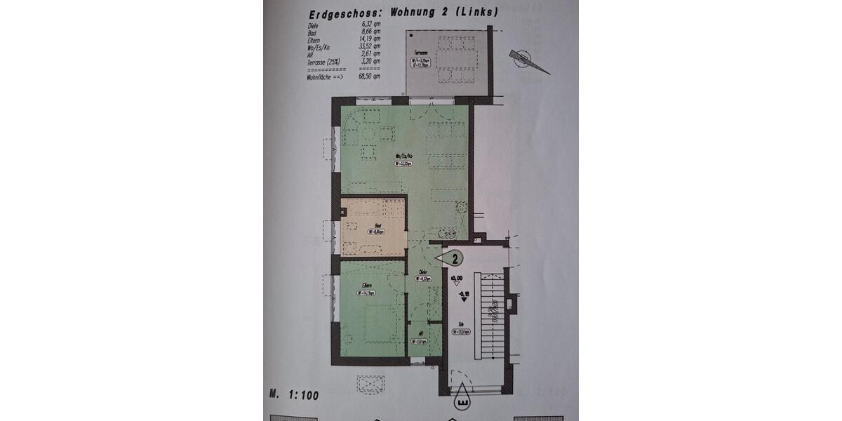 Erdgeschoßwohnung Allersberg Eismannsdorf - 2 Zimmer, 69 m&sup2;, 930&euro; | Angebot:25905389