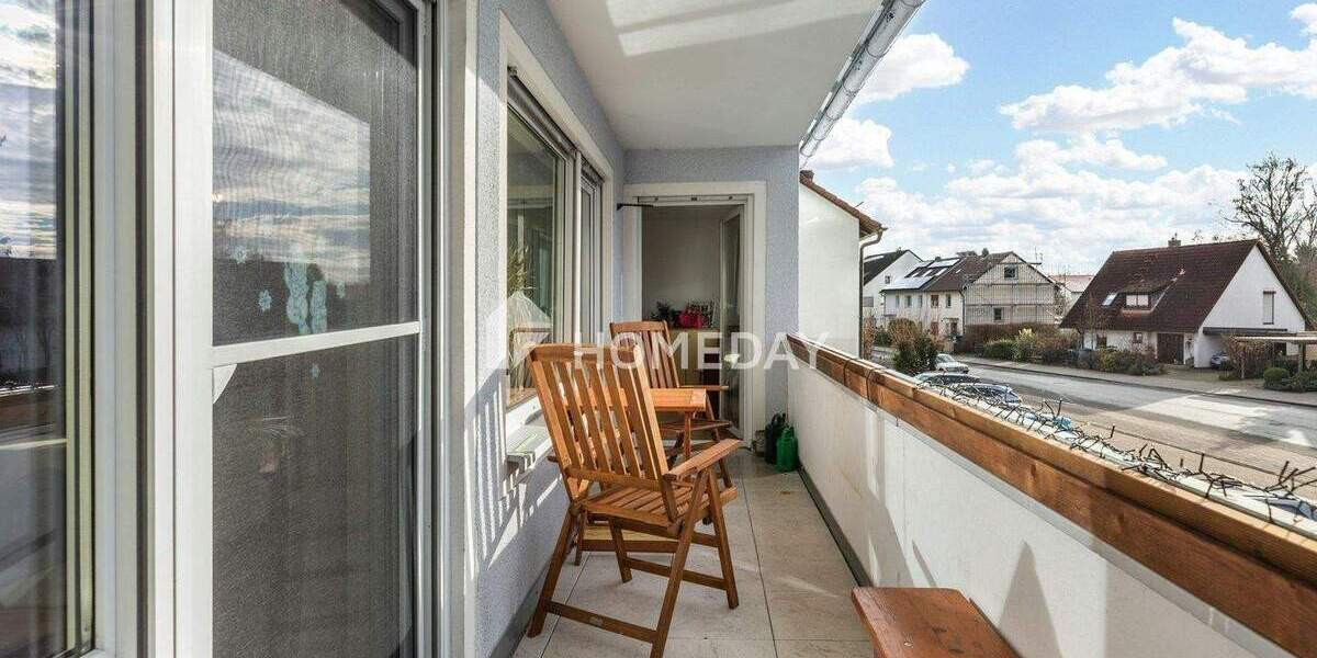 Großzügige 3,5-Zimmer-Wohnung mit Südwest-Loggia und Stellplatz in gefragter Lage von Erlangen 3 zimmer