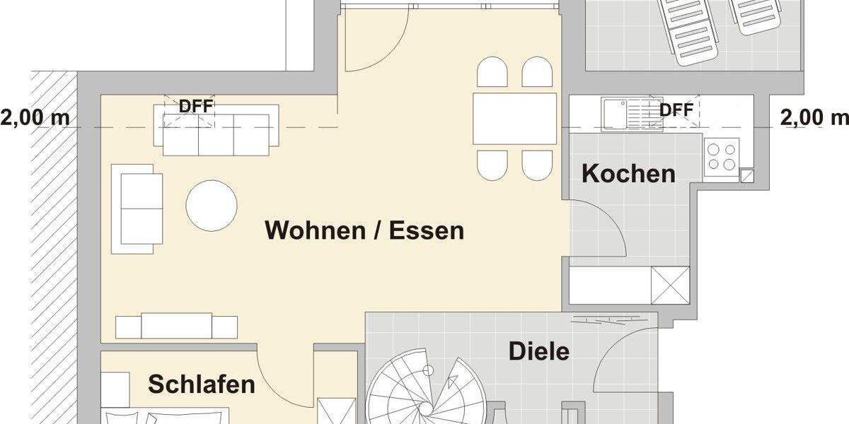 Letzte Einheit: 4-Zimmer-Maisonette-ETW inkl. Studio mit Süd-West-Dachterrasse in KFW 40 Standard! 4 zimmer