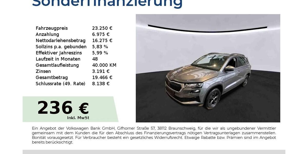 Skoda Karoq 122.850 km 23.250 &euro; Nürnberg 90431