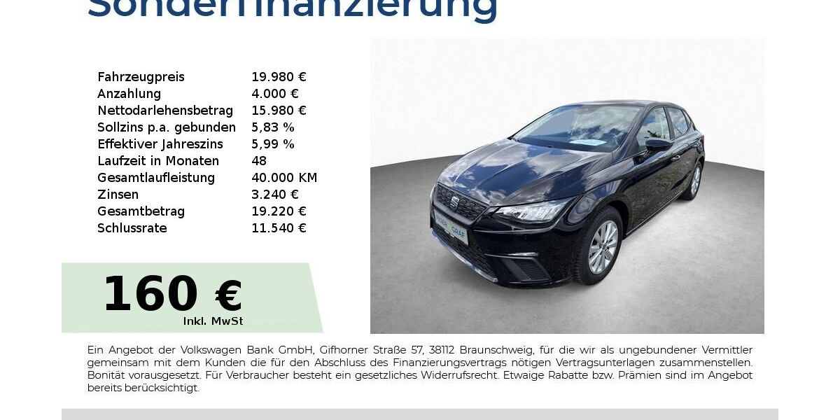 Seat Ibiza 12.600 km 18.950 &euro; Schwabach 91126