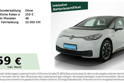 VW ID.3 43.514 km 18.440 € Nürnberg 90411