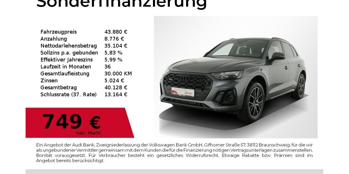 Audi Q5 55.200 km 42.440 &euro; Nürnberg 90441