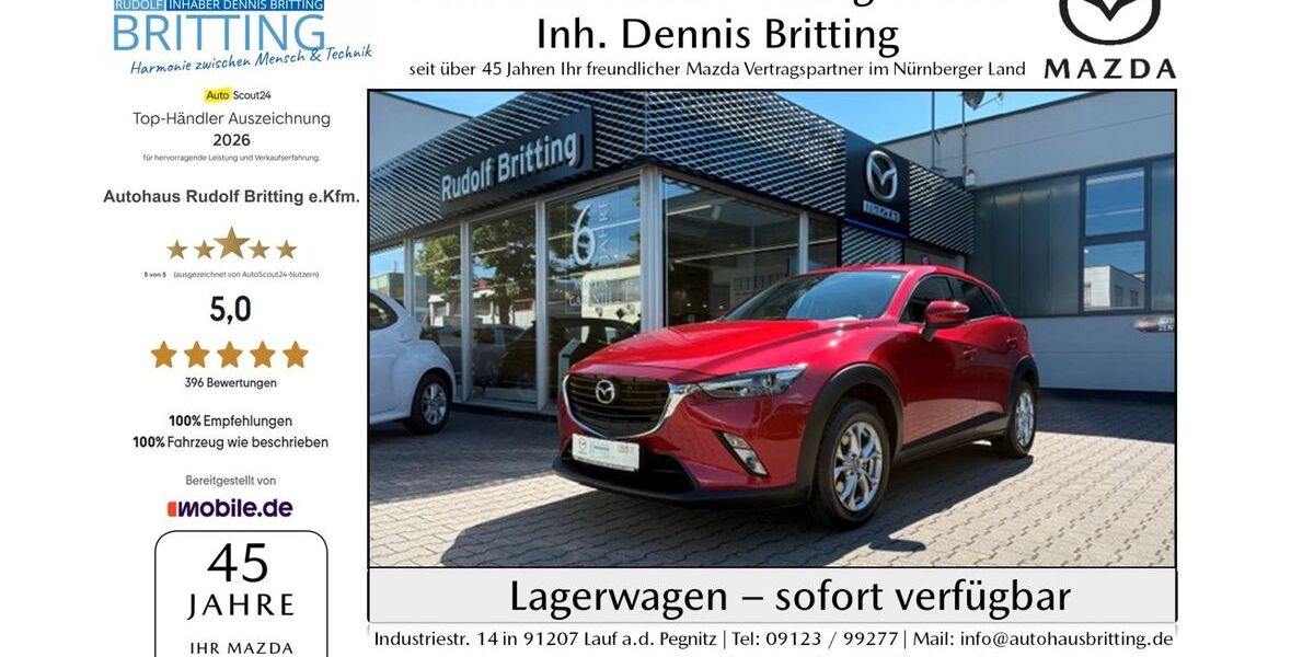 Mazda CX-3 59.000 km 16.490 &euro; Lauf 91207