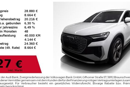 Audi Q4 e-tron 127.200 km 28.880 &euro; Nürnberg 90411