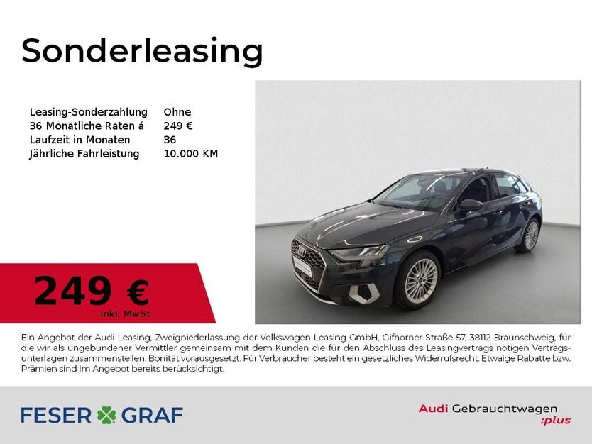 Audi A3 18.254 km 27.330 € Nürnberg 90441