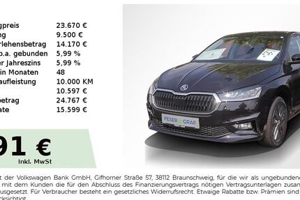 Skoda Fabia 7.500 km 23.670 &euro; Fürth 90763