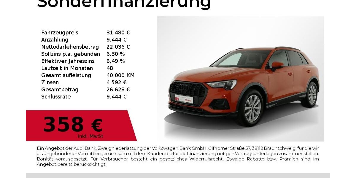 Audi Q3 42.200 km 31.480 &euro; Nürnberg 90411
