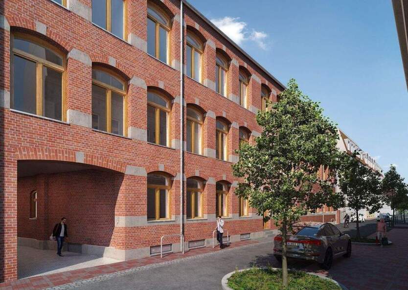 Loftige, möblierte 1-Zimmer-Wohnung mit großer Terrasse zum Erstbezug! 1 zimmer