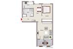 Etagenwohnung Erlangen Tennenlohe - 2 Zimmer, 68 m&sup2;, 236.000&euro; | Angebot:25797671
