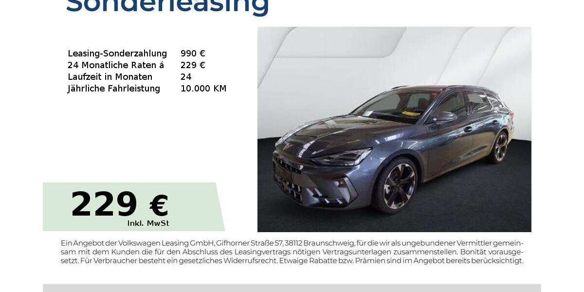 Cupra Leon 23.100 km 30.950 &euro; Schwabach 91126