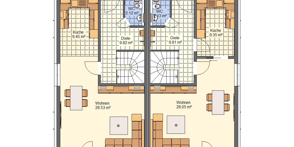 Doppelhaushälfte Feucht - 5 Zimmer, 106 m&sup2;, 630.700&euro; | Angebot:26388561