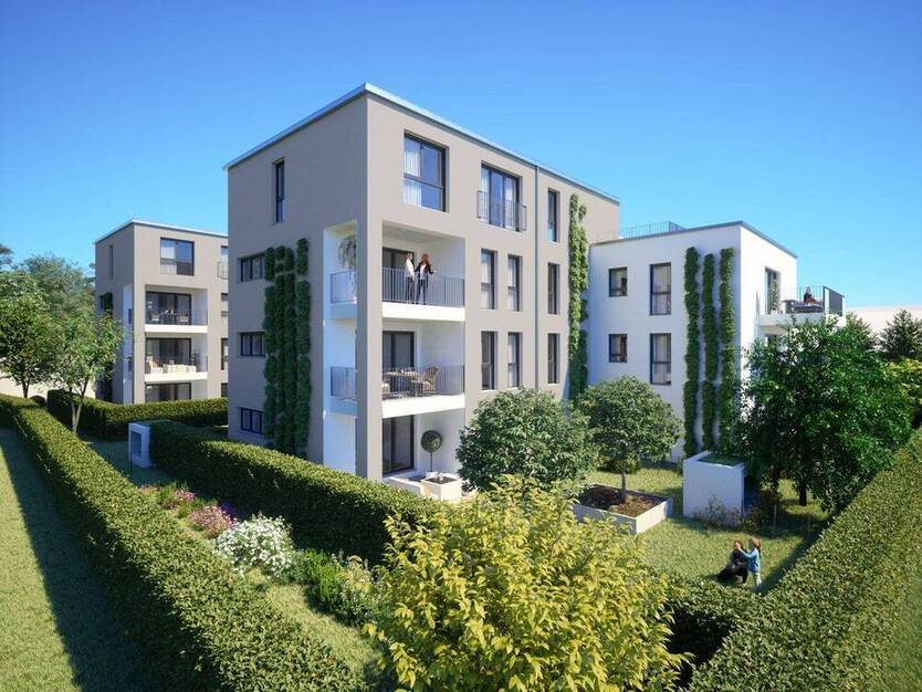 Neubau Erstbezug! 3,5 Zimmer-Wohnung mit Balkon