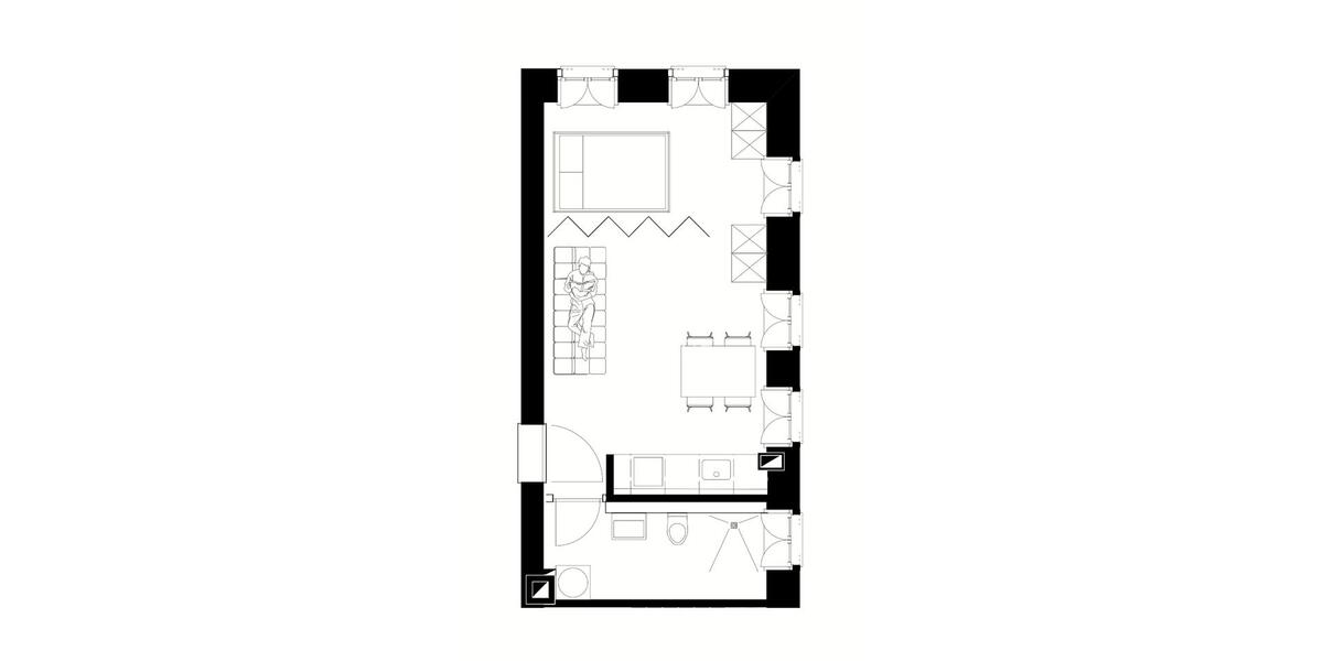 Erdgeschoßwohnung Nürnberg Eberhardshof - 1 Zimmer, 32 m&sup2;, 790&euro; | Angebot:24375113