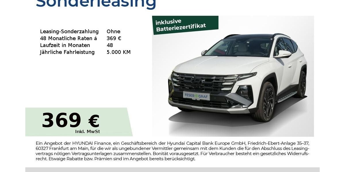 Hyundai TUCSON 6.049 km 39.495 &euro; Fürth 90763