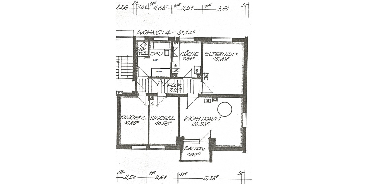 4-Zi.-Whg mit Balkon und Keller in ruhiger Lage in Herzogenaurach 4 zimmer