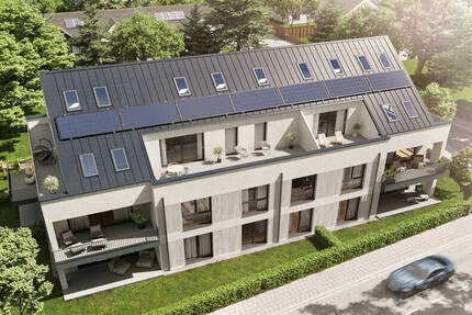 NEUBAU Erdgeschoss-Eigentumswohnung mit Terrasse und Tiefgaragenstellplatz - Nähe Marienbergpark 4 zimmer