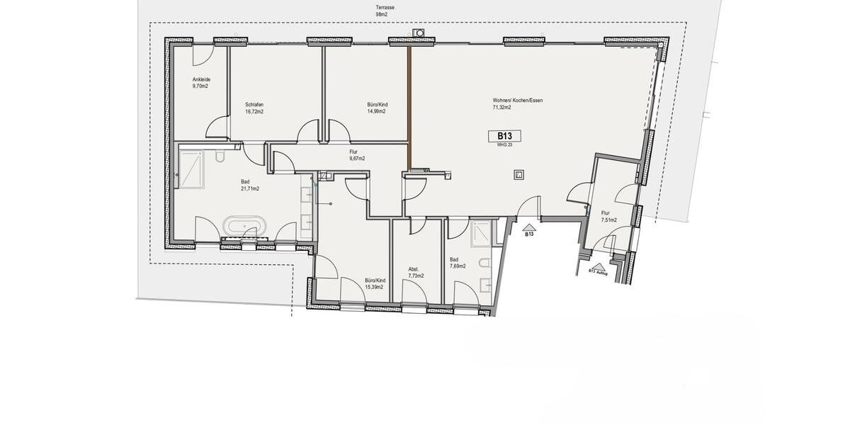 Exklusive Neubau 4 Zimmer Wohnung in Dambach 4 zimmer