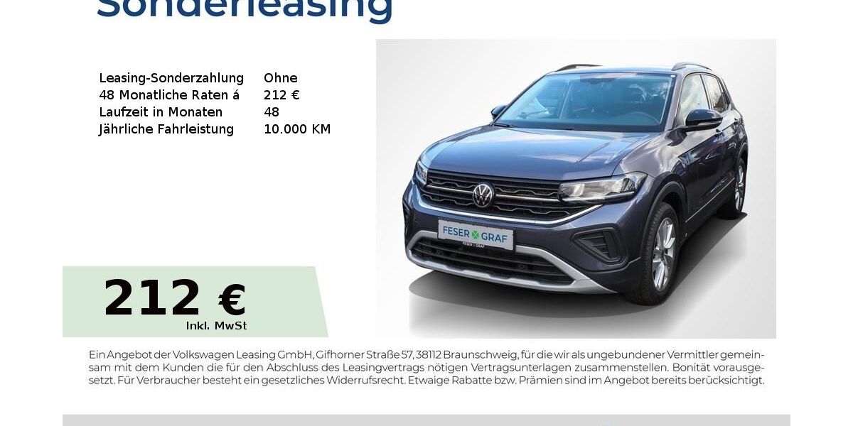 VW T-Cross 9.154 km 20.706 &euro; Nürnberg 90411