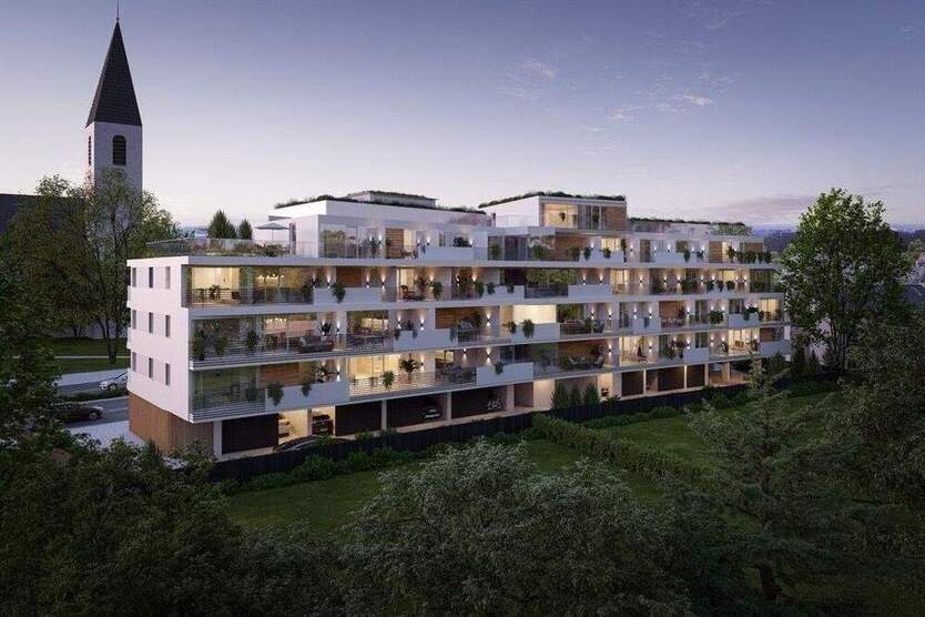 Architektur trifft Effizienz – Stilvolle 3-Zimmer-Wohnung eines innovativen Neubauprojekts (EH 40 QNG+ Vorbereitung)