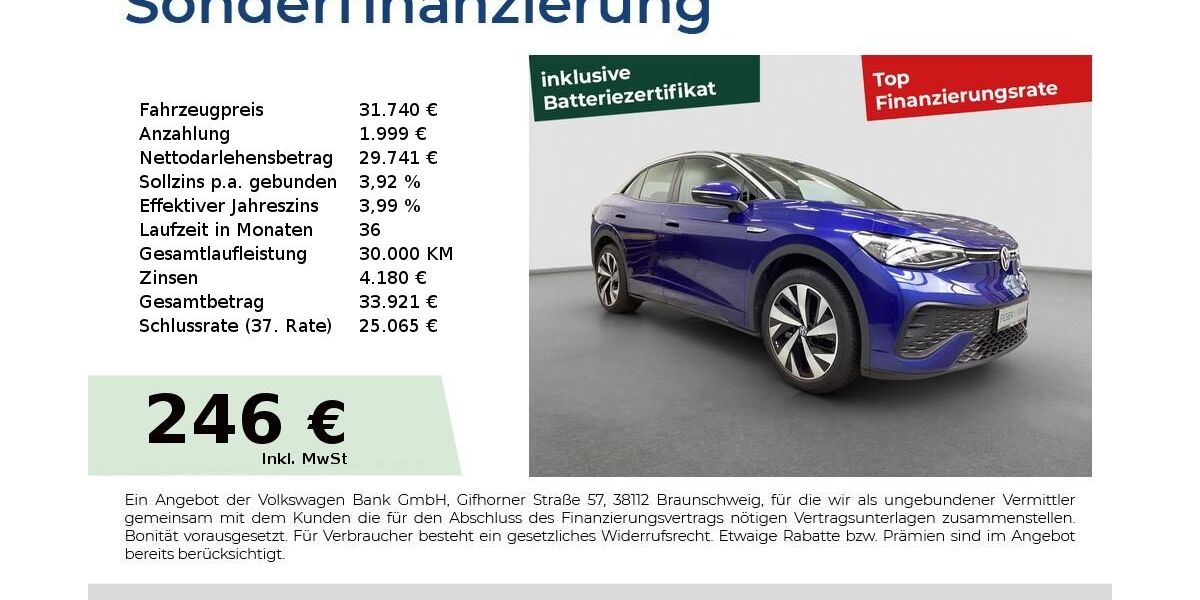 VW ID.5 16.074 km 31.310 &euro; Fürth 90763