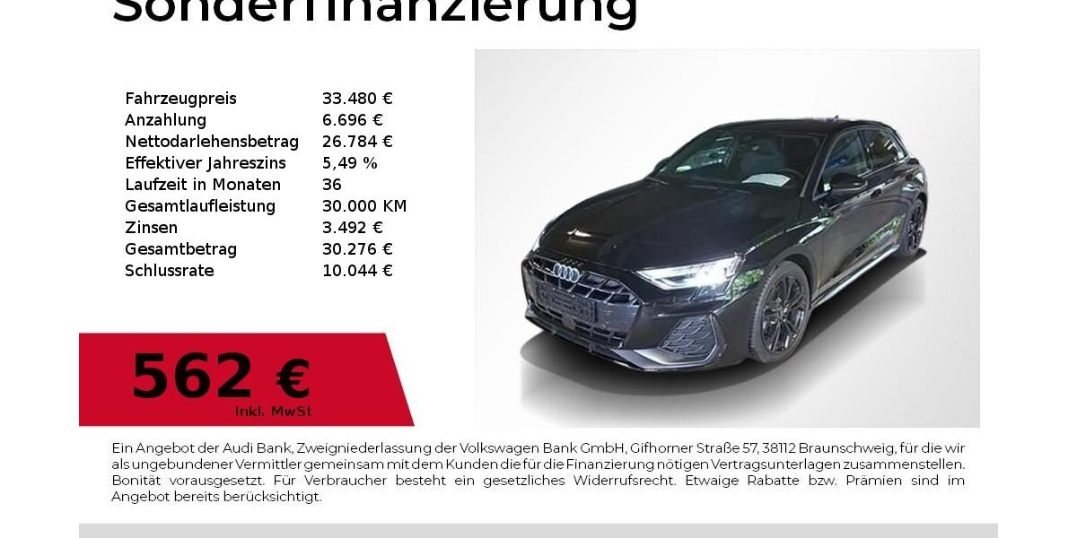 Audi A3 19.400 km 33.480 &euro; Nürnberg 90441