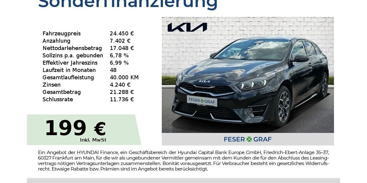 Kia pro ceed / ProCeed 31.412 km 23.450 &euro; Roth 91154