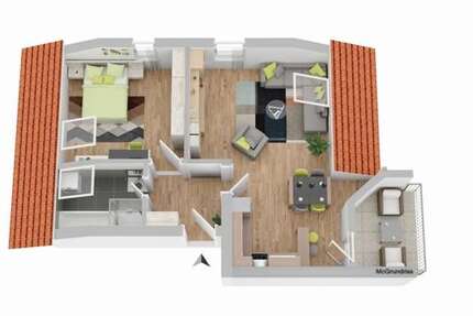 Wohnung Ammerndorf - 2 Zimmer, 61 m&sup2;, 194.000&euro; | Angebot:26361700