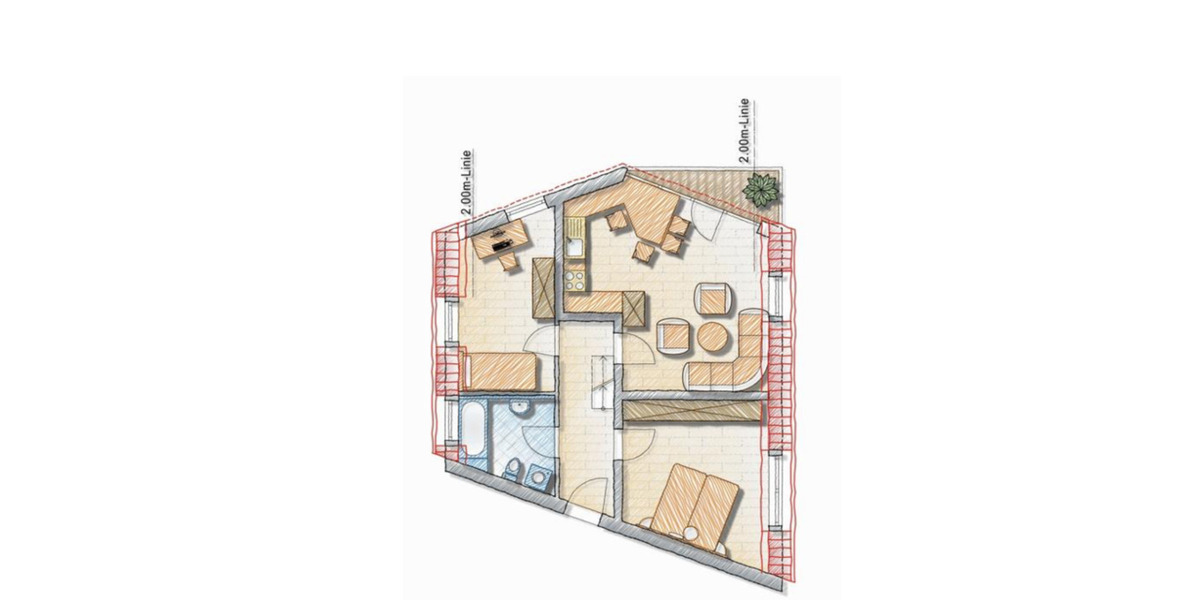 Dachgeschoßwohnung Schwabach - 3 Zimmer, 80 m&sup2;, 960&euro; | Angebot:25782811