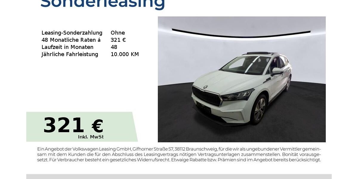 Skoda Enyaq 31.650 km 25.740 &euro; Herzogenaurach 91074