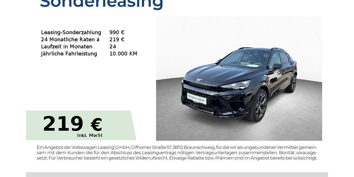 Cupra Formentor 19.600 km 32.950 &euro; Schwabach 91126