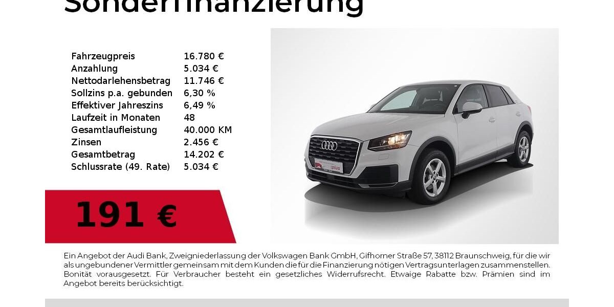 Audi Q2 79.950 km 16.780 &euro; Nürnberg 90411